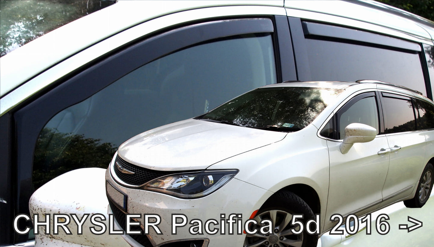 HEKO מגני רוח השחלה לקרייזלר פסיפיקה 2016+