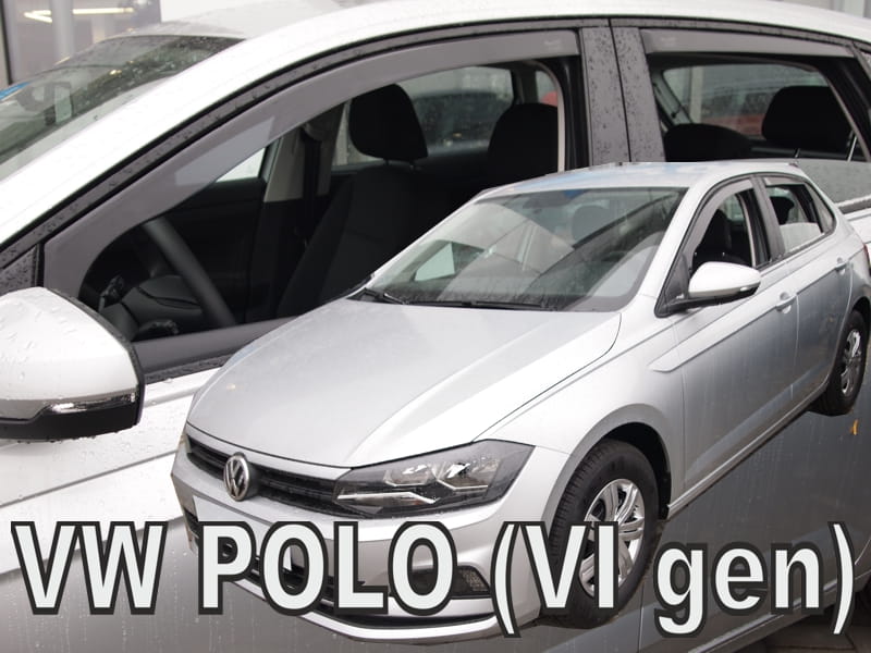 מגני רוח השחלה VW Polo VI 5d 2017-> (rear deflectors included)
