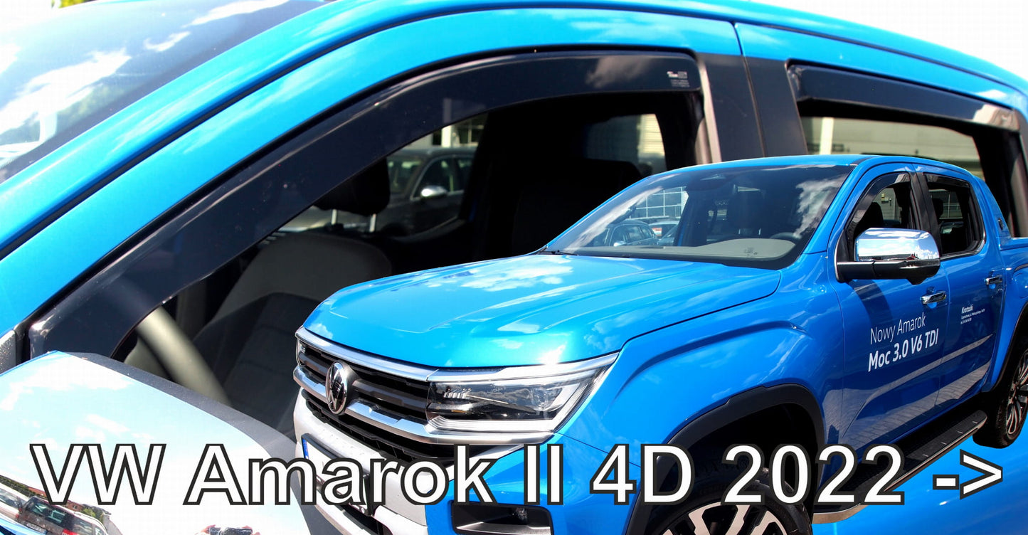 מגני רוח השחלה VW Amarok II 4d 2022-> (rear deflectors included)