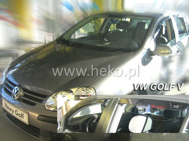 מגני רוח השחלה VW Golf V 5d 2004-2008 htb (rear deflectors included)