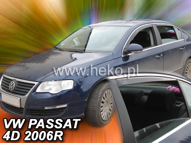 מגני רוח השחלה VW Passat B6 / B7 4d 03.2005-2015 saloon (rear deflectors included)