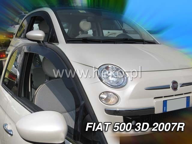 HEKO מגני רוח השחלה לפיאט 500 3 דלתות 2007+