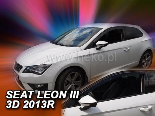 ™HEKO מגני רוח השחלה לסיאט לאון / קופרה 3 דלתות 2013-2020