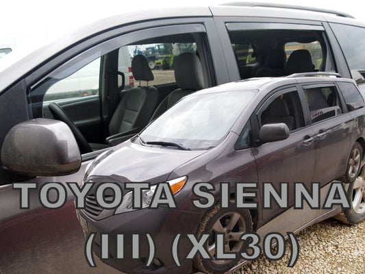 ™HEKO מגני רוח השחלה לטויוטה סיינה שנים 2010-2020