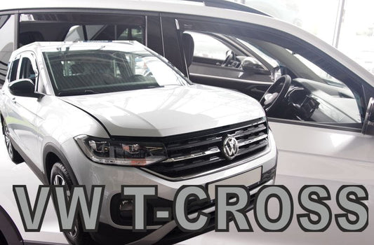 מגני רוח השחלה VW T-Cross 5d 2019-> (rear deflectors included)
