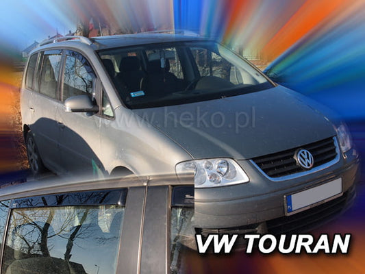 מגני רוח השחלה VW Touran I / II 5d 2003-2015 (rear deflectors included)