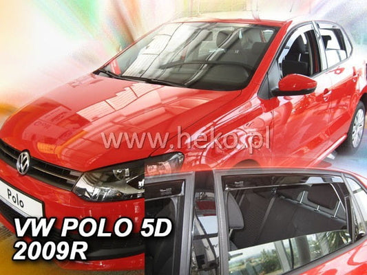 מגני רוח השחלה VW Polo V 5d 2009-2017 (rear deflectors included)