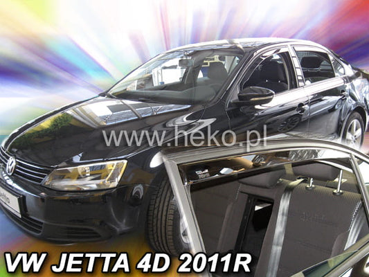 מגני רוח השחלה VW Jetta 4d 2011-> sedan (rear deflectors included)