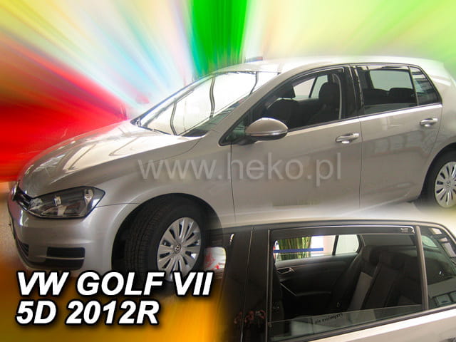 מגני רוח השחלה VW Golf VII 5d 2012-2020 hatchback (rear deflectors included)