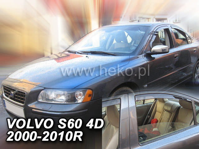 מגני רוח השחלה VOLVO S60 I 4d 2000-2010 (rear deflectors included)