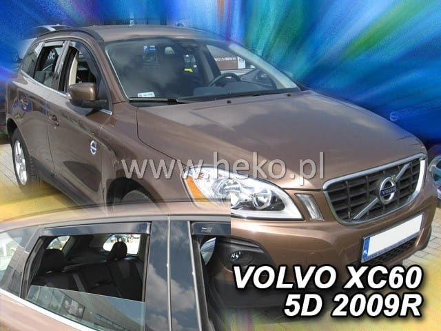 מגני רוח השחלה VOLVO XC60 I 5d 2008-2017 (rear deflectors included)