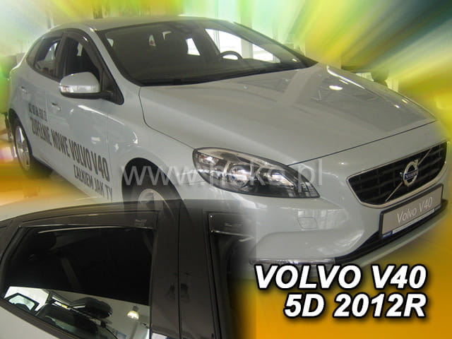 מגני רוח השחלה VOLVO V40 5d 2012-> (rear deflectors included)