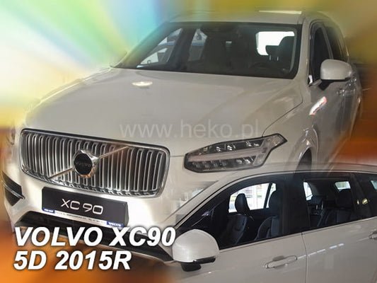 מגני רוח השחלה VOLVO XC90 5d 2015-> (rear deflectors included)