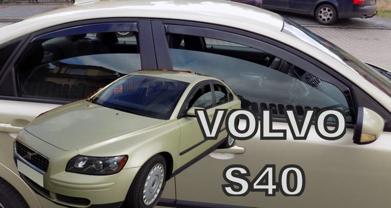 מגני רוח השחלה VOLVO S40 4d 2004-2012 sedan (rear deflectors included)