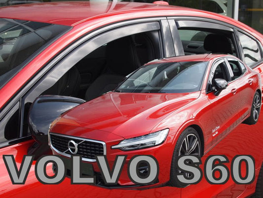 מגני רוח השחלה VOLVO S60 III 4d 2018-> (rear deflectors included)